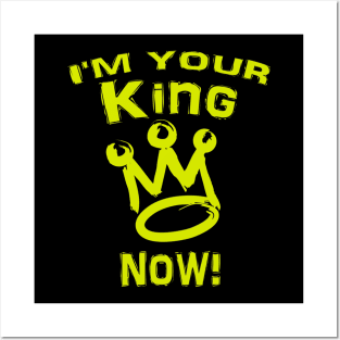 I'm your king Black Superhero tshirt Posters and Art